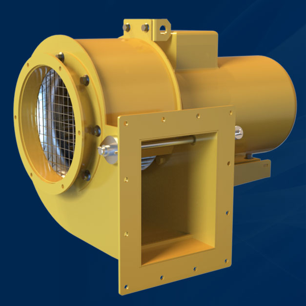 What are Fans and Blowers Centrifugal fans used for?